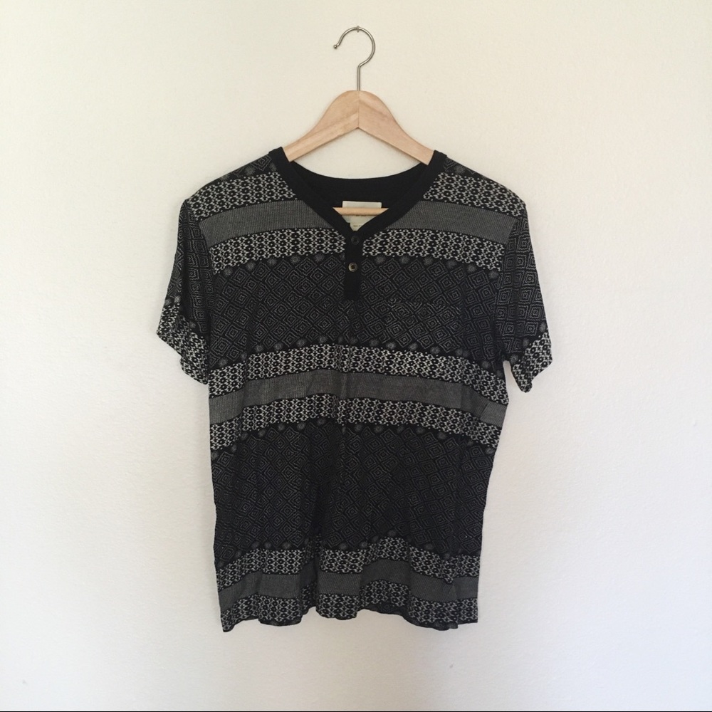 Geometric patterned OBEY Propaganda T-shirt